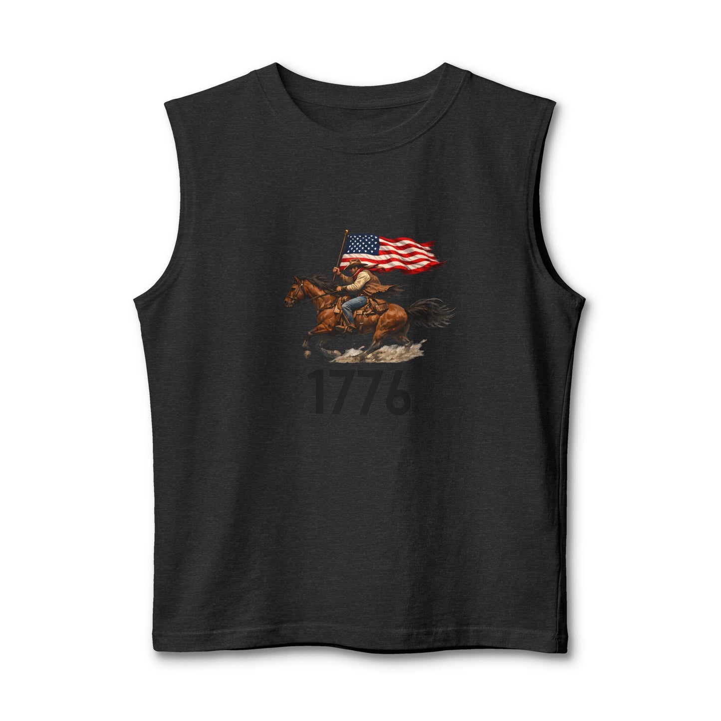 1776 Patriotic Cowboy Muscle Tank