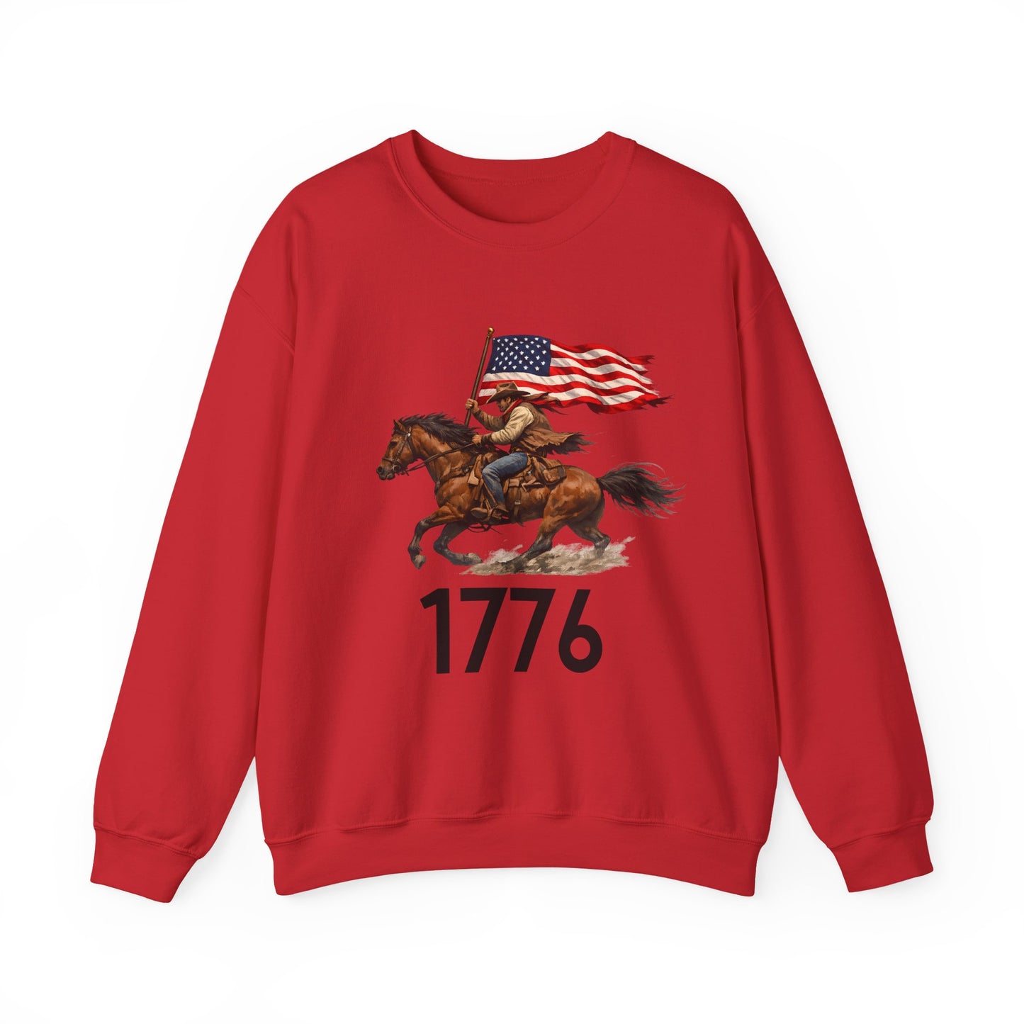 1776 Patriotic Cowboy Sweatshirt