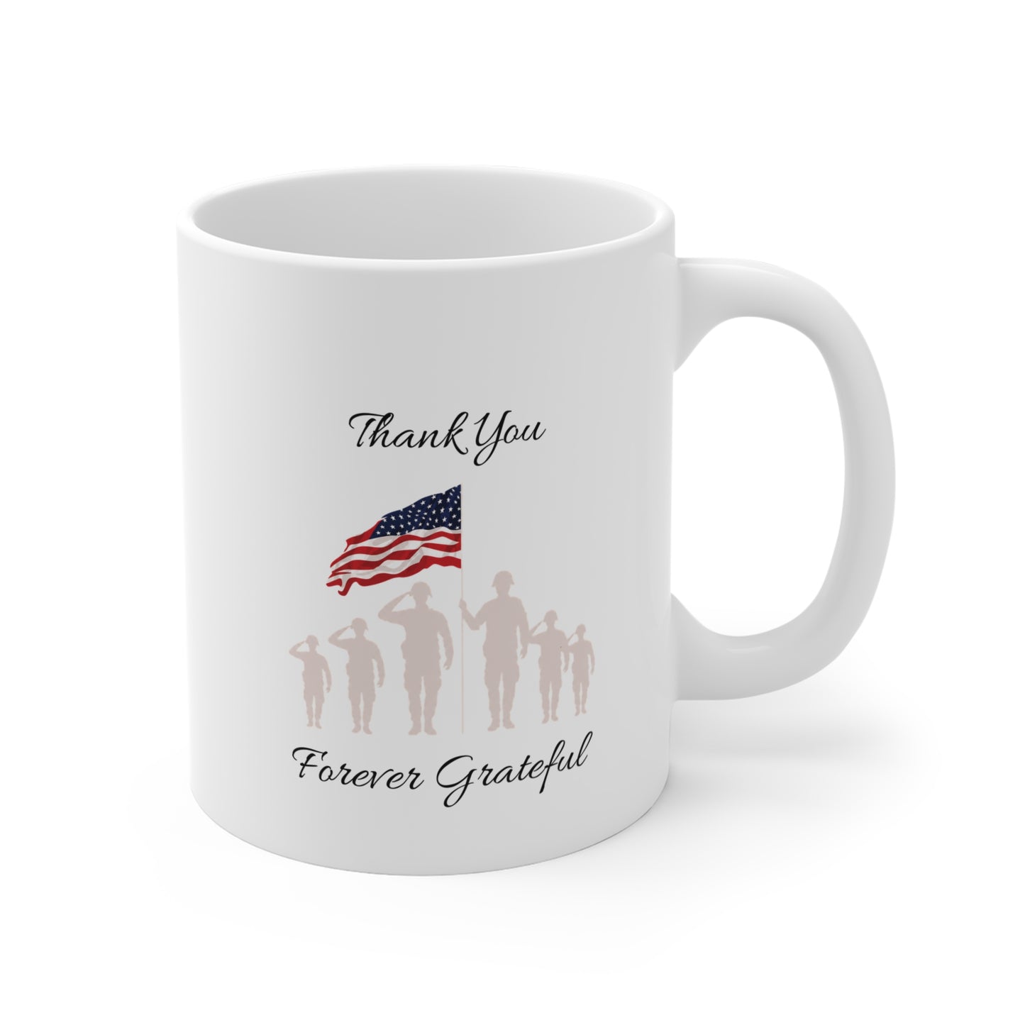 Thank You Troops Mug 11oz