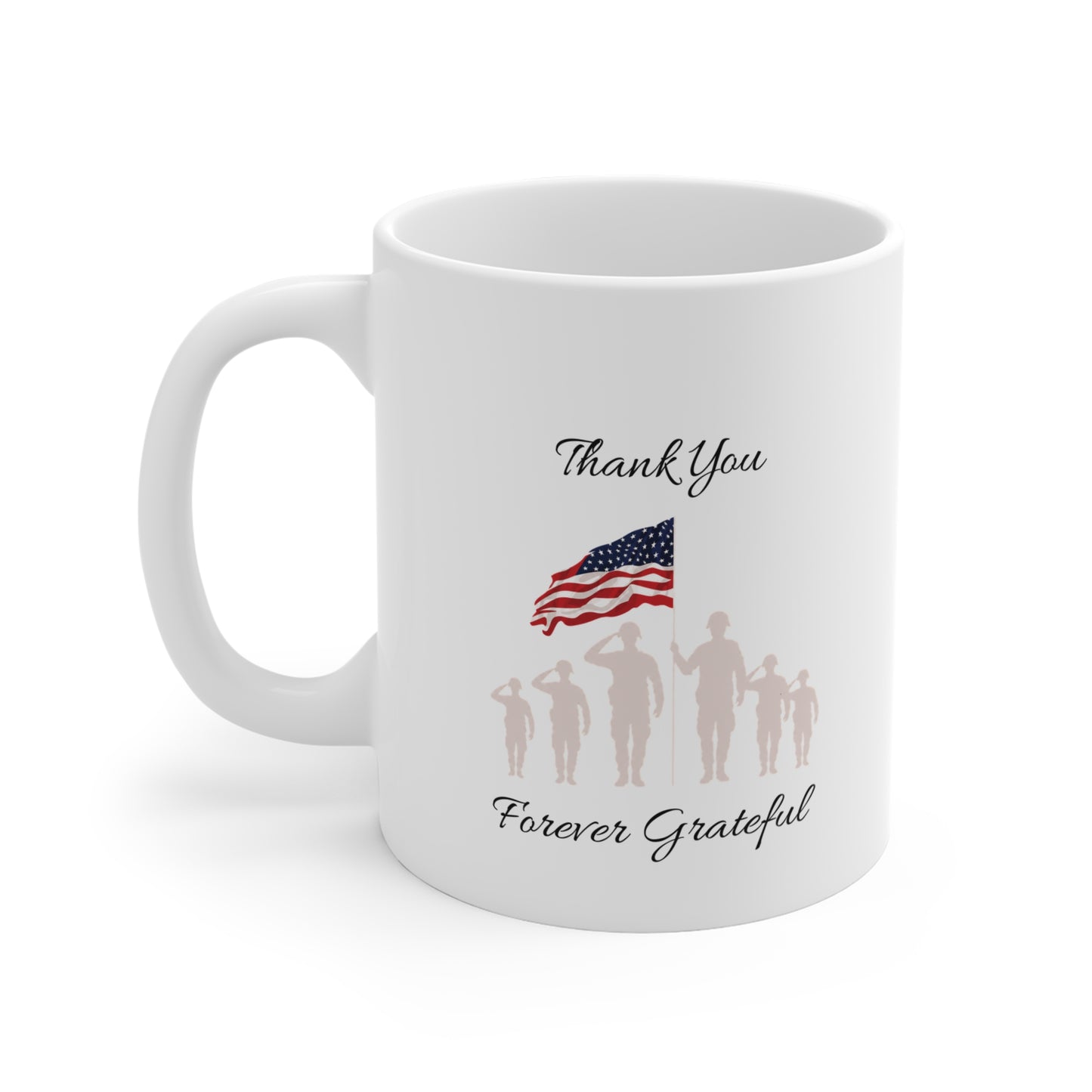 Thank You Troops Mug 11oz