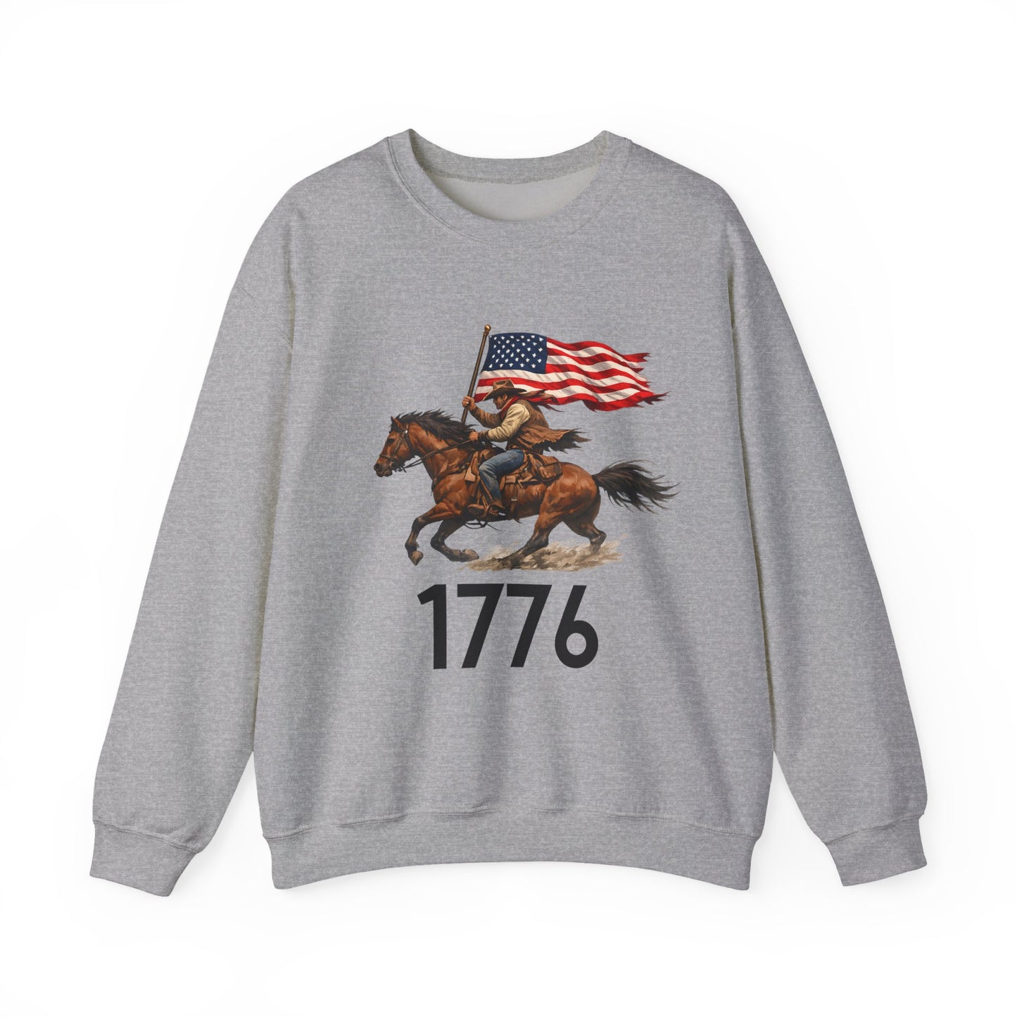 1776 Patriotic Cowboy Sweatshirt