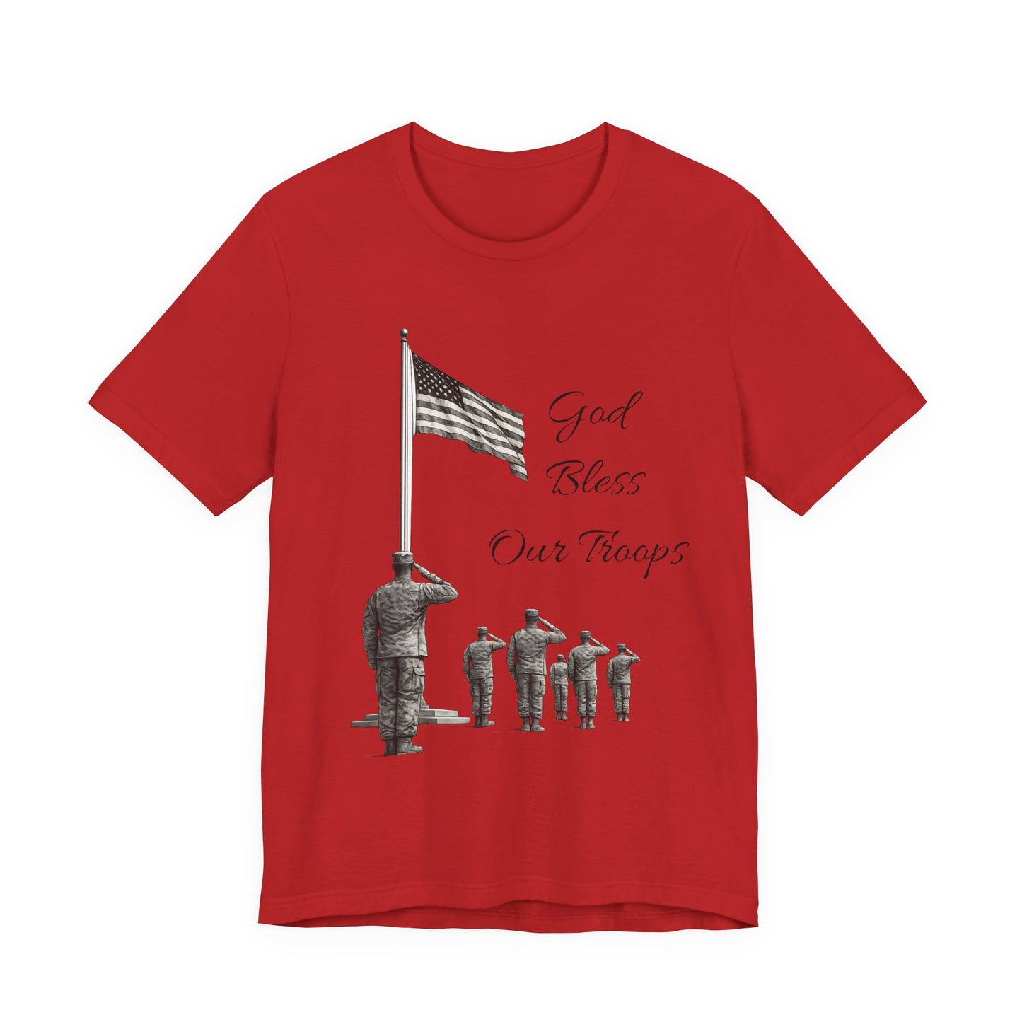God Bless Our Troops T-shirt (Unisex)