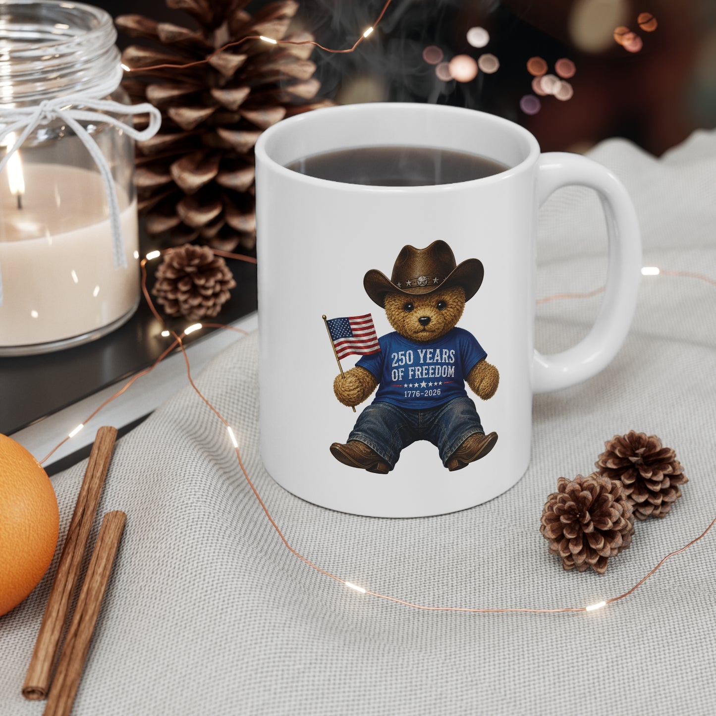 USA Bear Mug 11oz