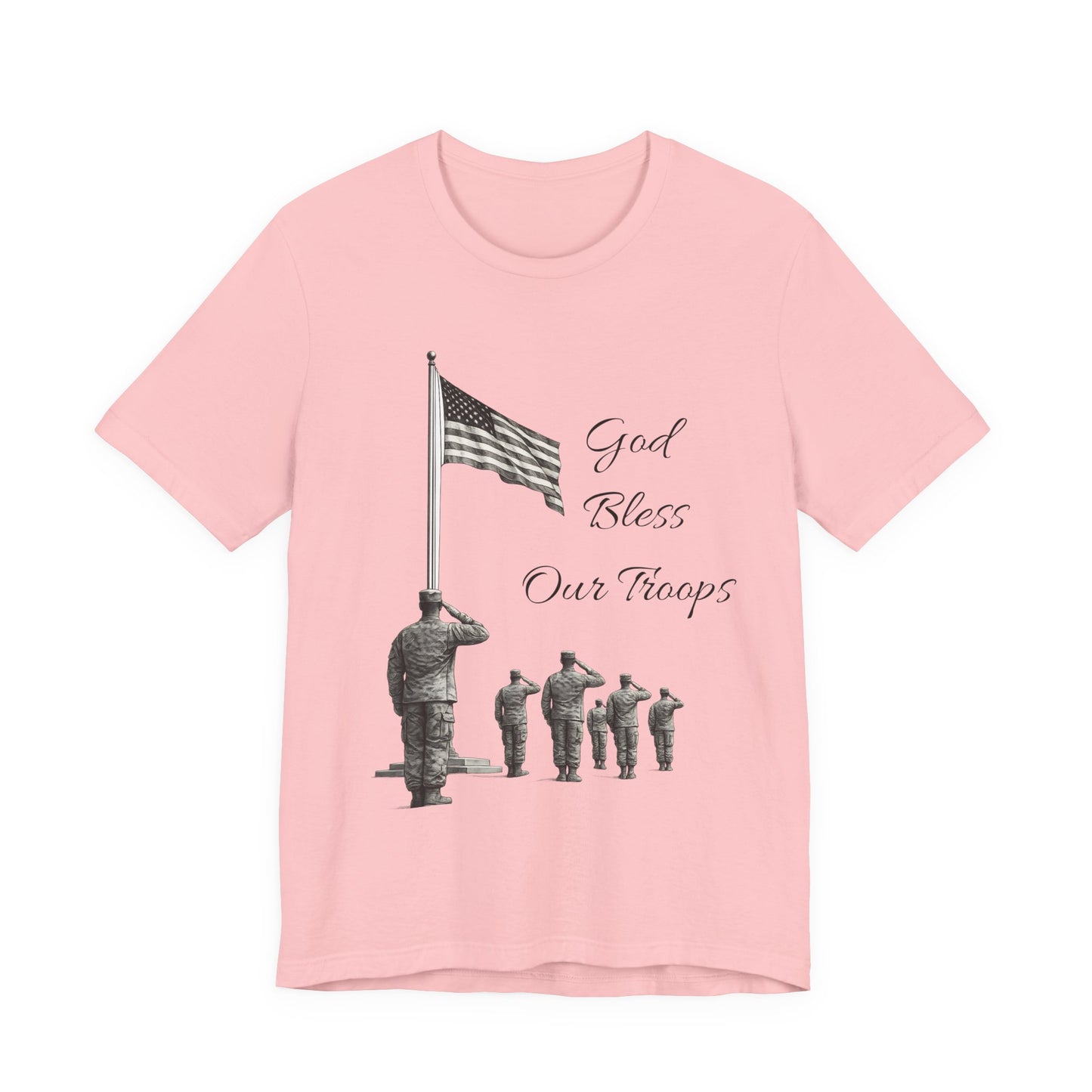 God Bless Our Troops T-shirt (Unisex)
