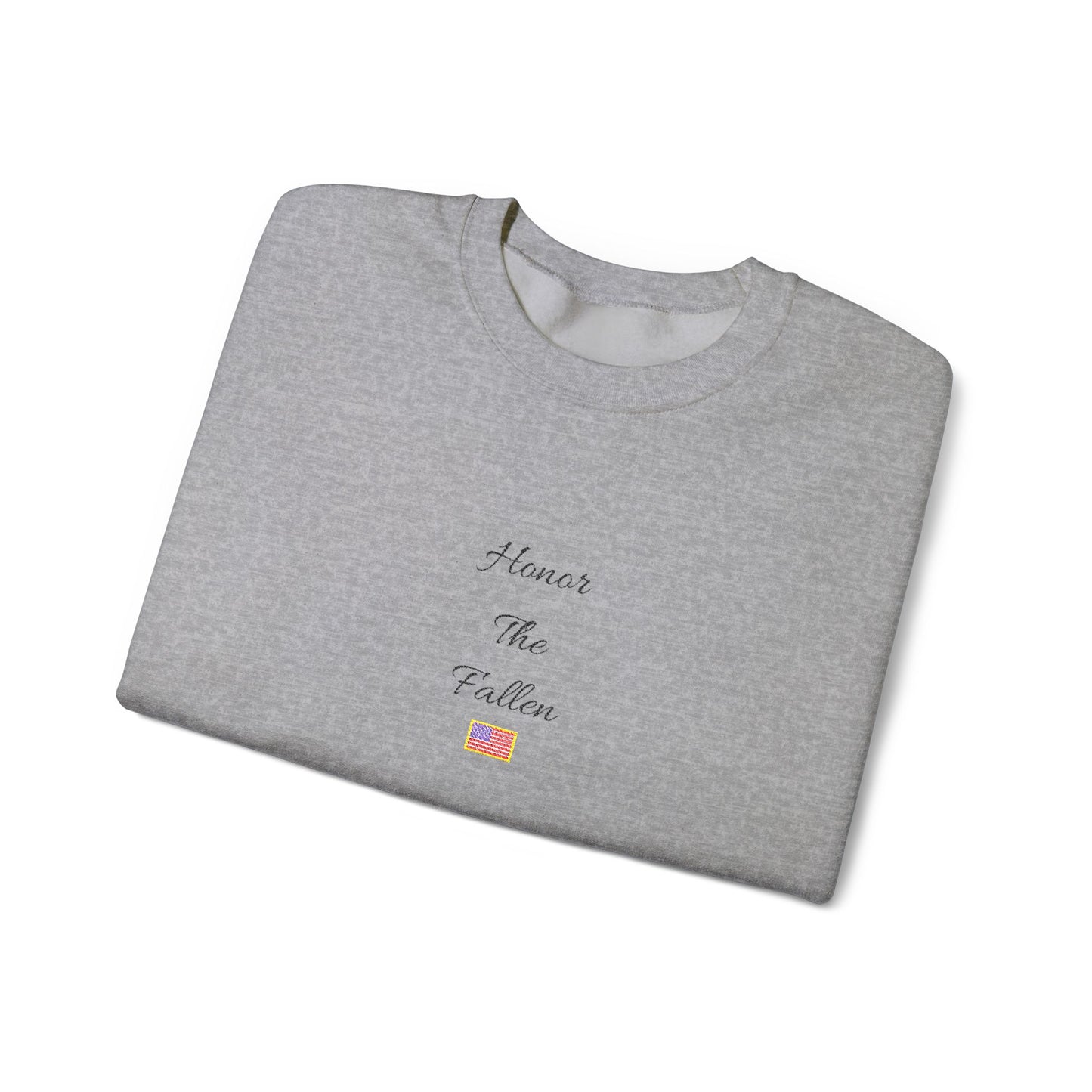 Honor The Fallen Embroidered Sweatshirt (Unisex)