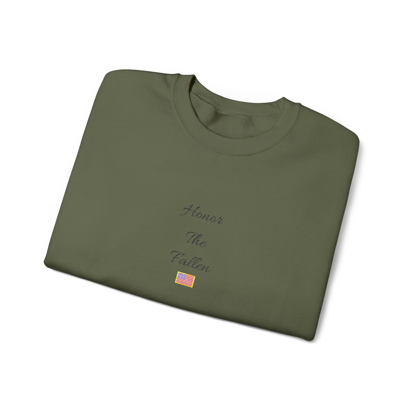 Honor The Fallen Embroidered Sweatshirt (Unisex)