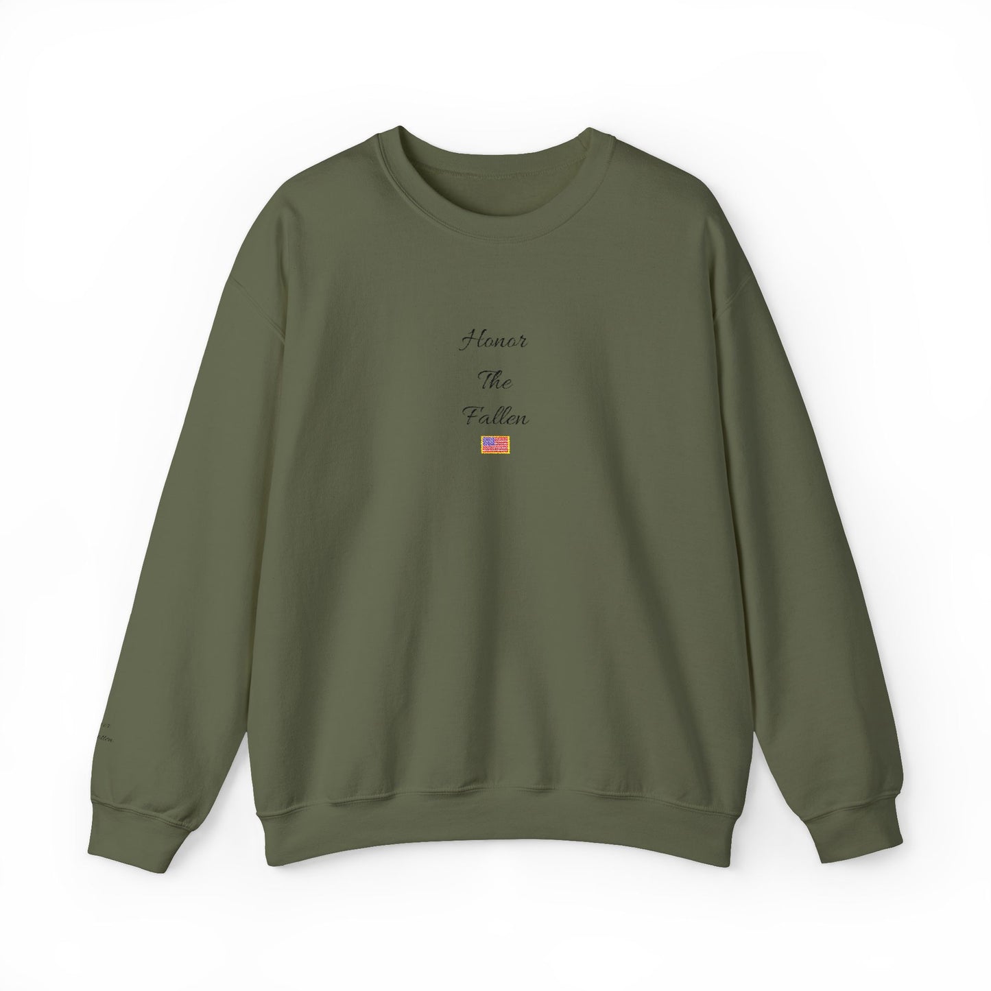 Honor The Fallen Embroidered Sweatshirt (Unisex)