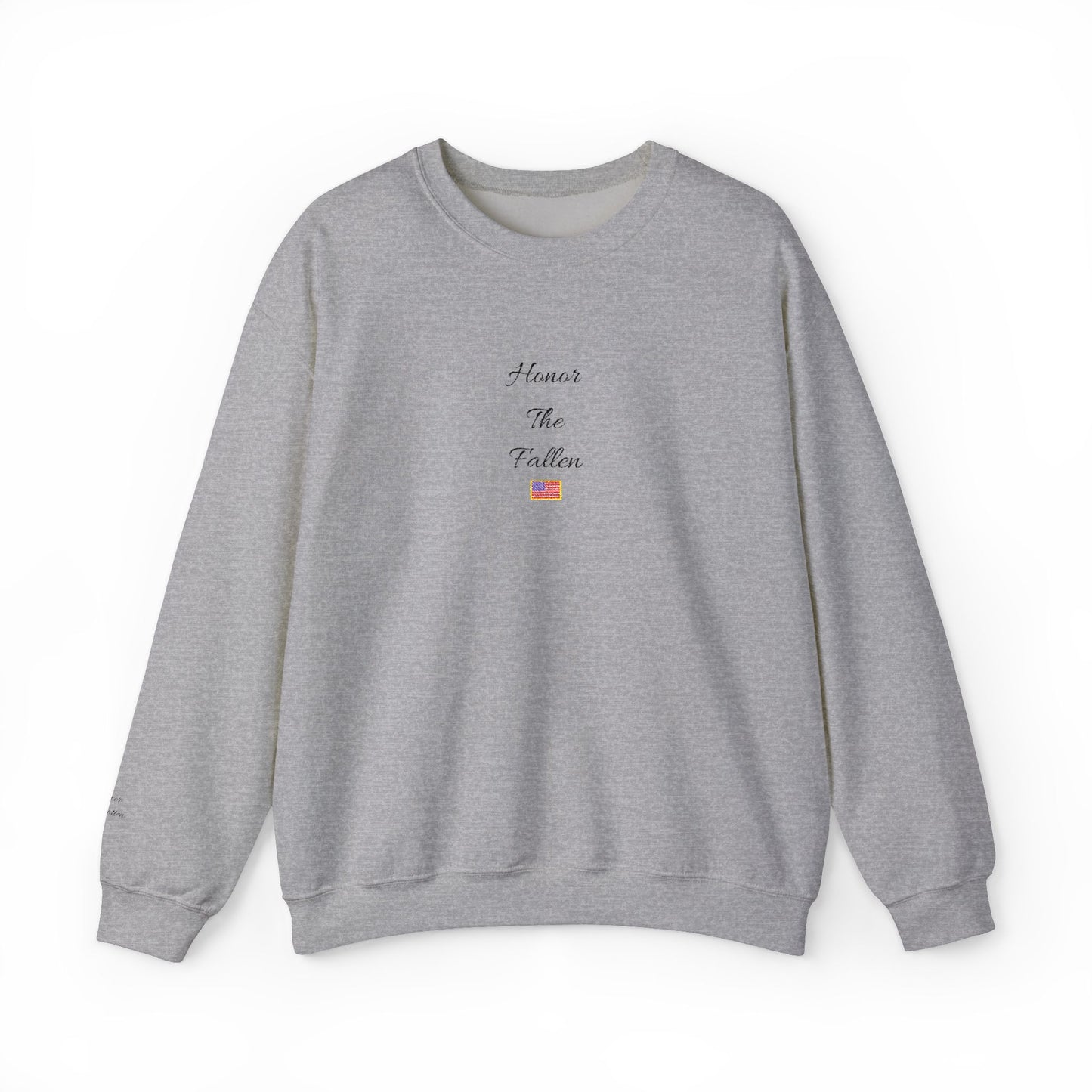 Honor The Fallen Embroidered Sweatshirt (Unisex)