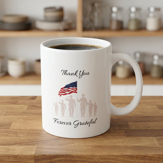 Thank You Troops Mug 11oz