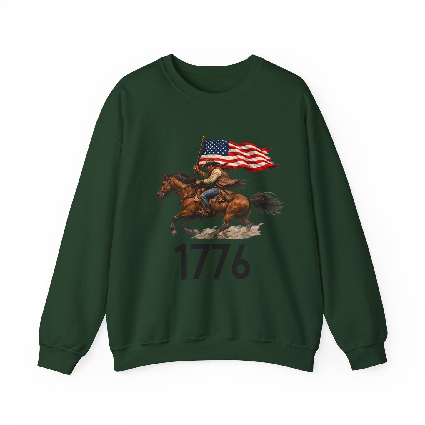 1776 Patriotic Cowboy Sweatshirt