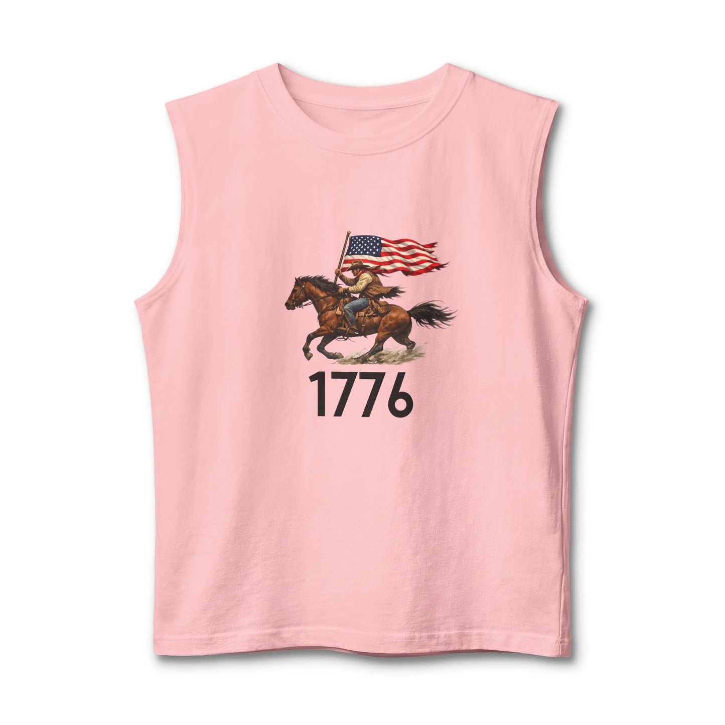 1776 Patriotic Cowboy Muscle Tank