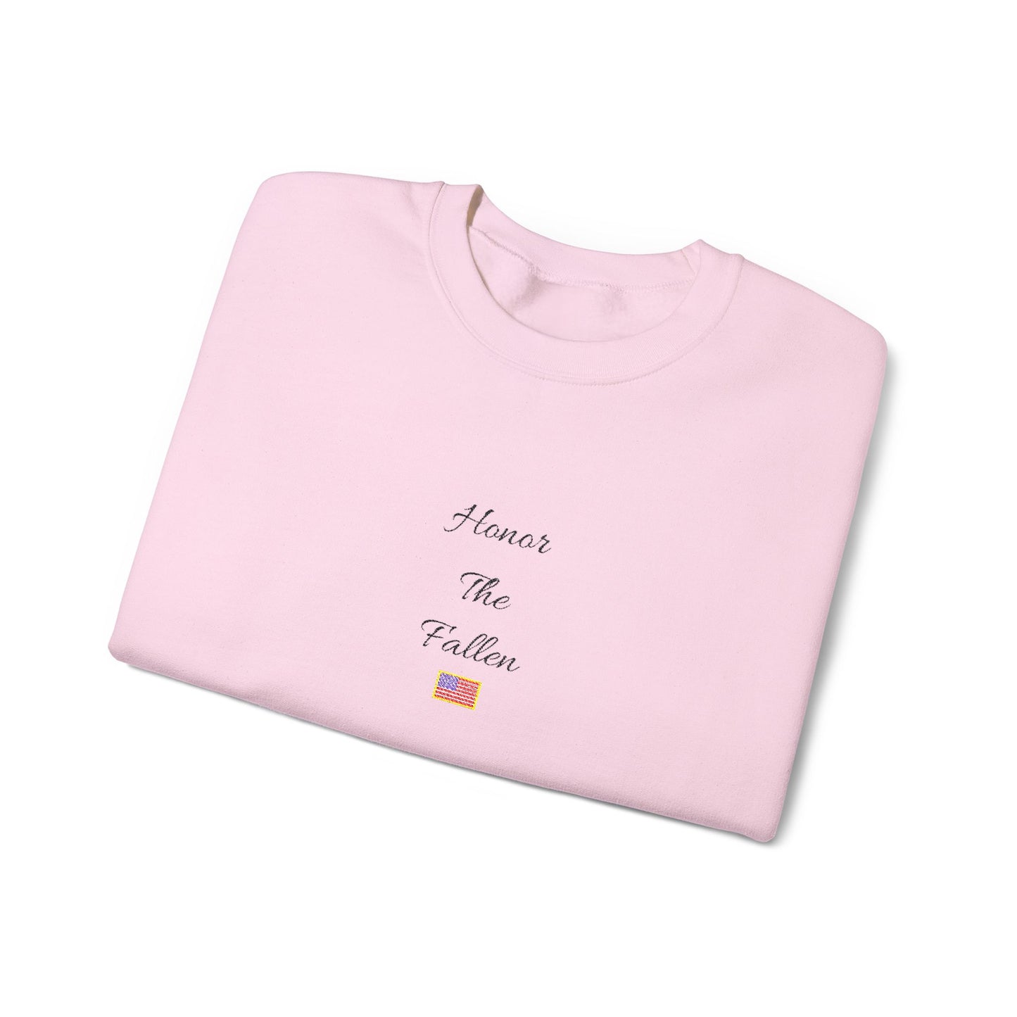 Honor The Fallen Embroidered Sweatshirt (Unisex)