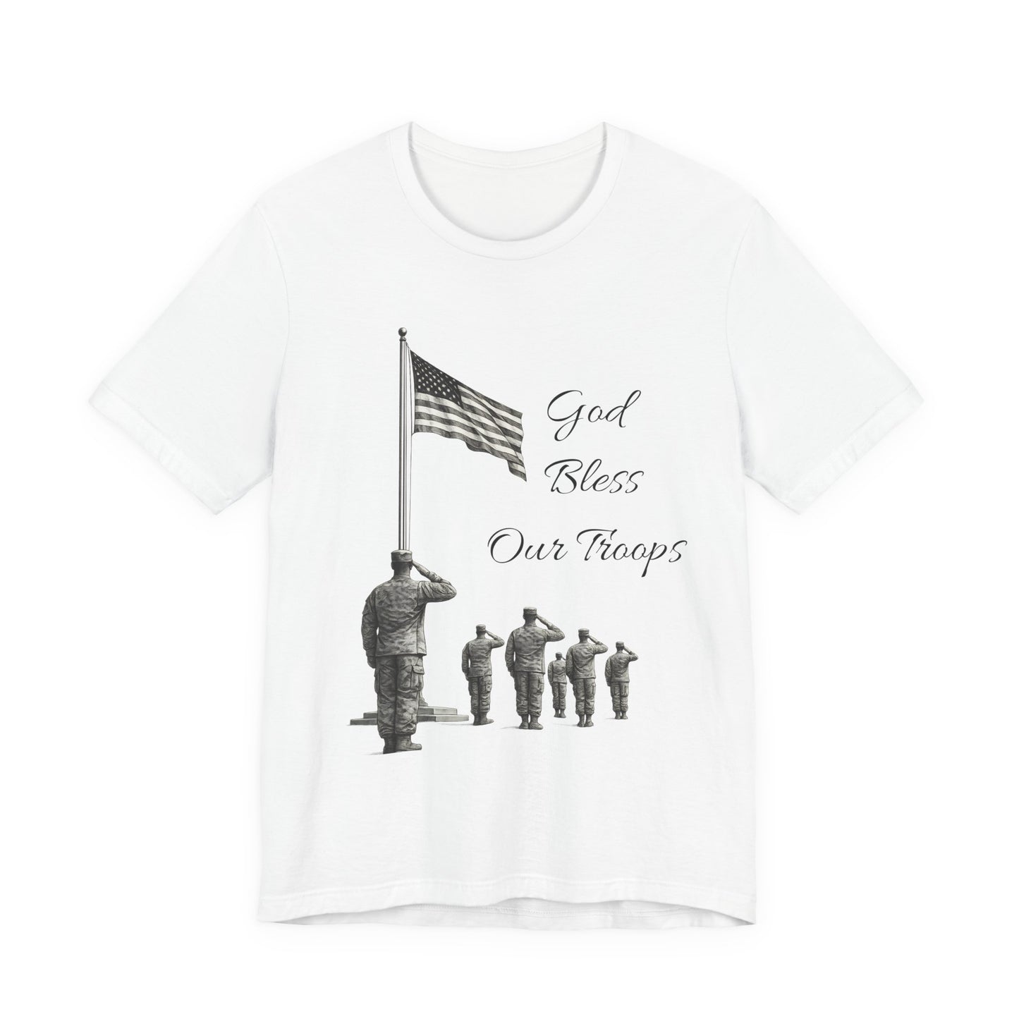 God Bless Our Troops T-shirt (Unisex)