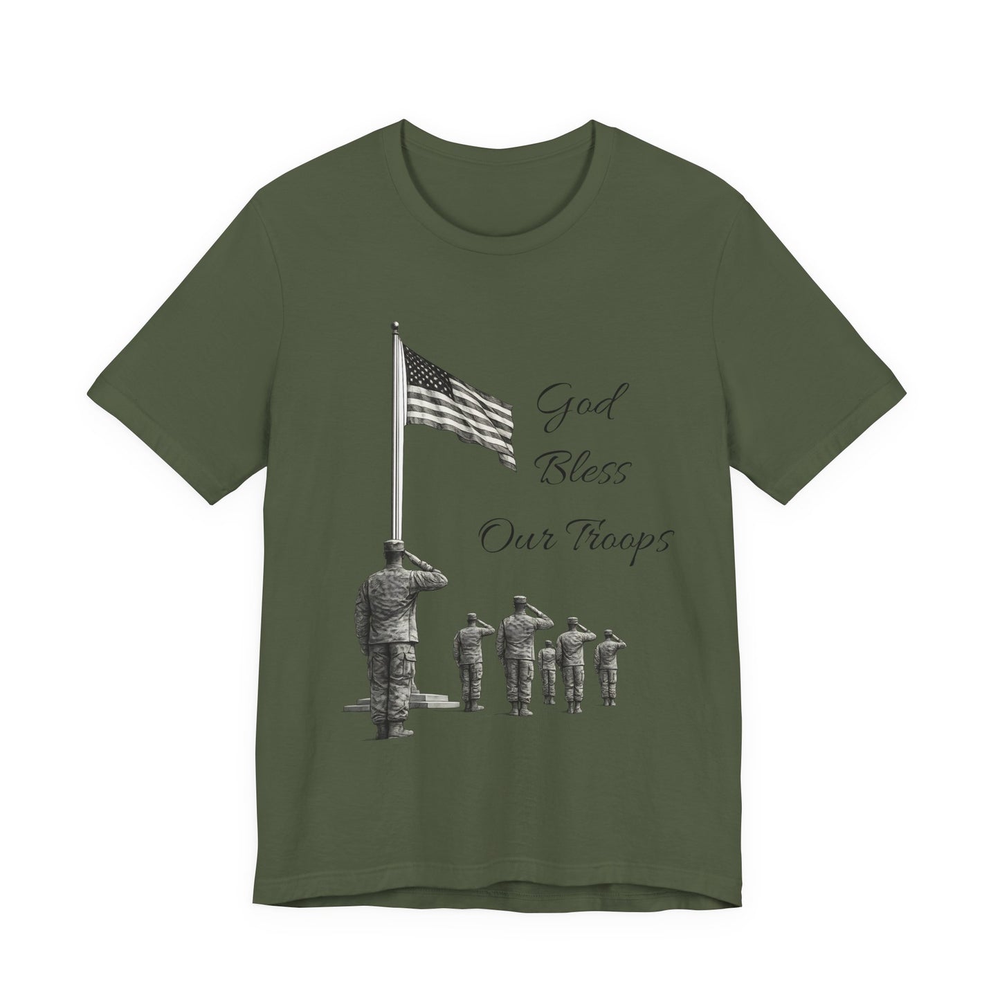God Bless Our Troops T-shirt (Unisex)