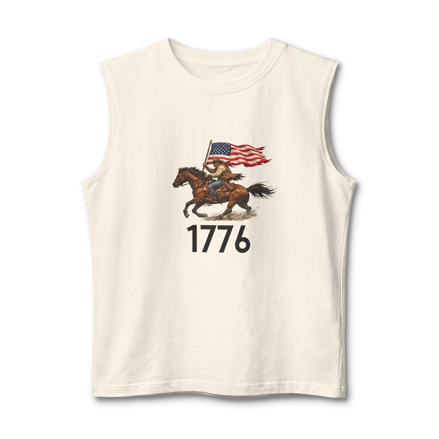 1776 Patriotic Cowboy Muscle Tank